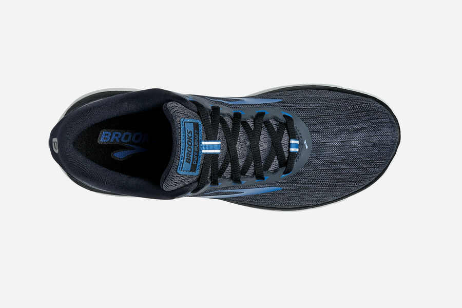 Brooks Indonesia Brooks Pureflow 7 Road Black Blue Brooks Running Shoes Mens Online Store